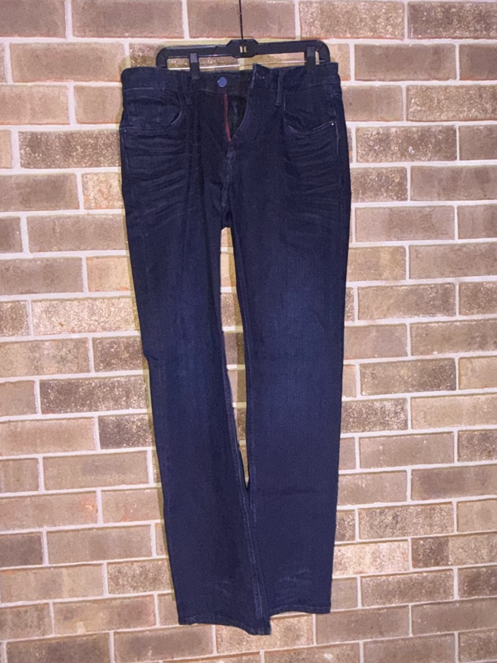 Men's Straight-Leg Jeans in Dark Indigo. 34/34